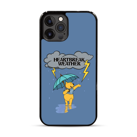 Winnie the Pooh Heartbreak Weather iPhone Case