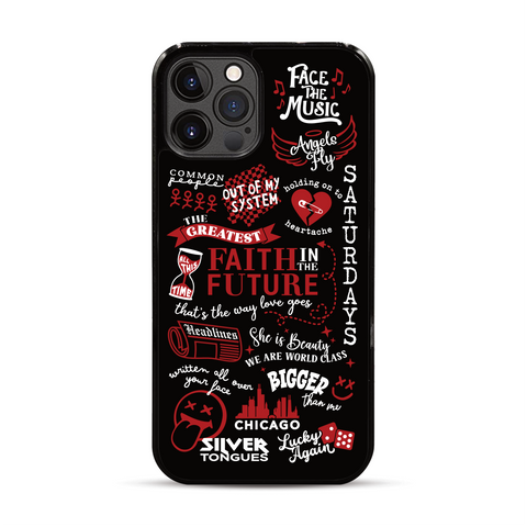 Faith in the Future Retro Tracklist iPhone Case