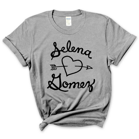 Selena Gomez Heart Logo T-Shirt