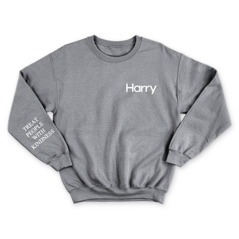 Harry // Treat People With Kindness Sleeve Crewneck Sweatshirt