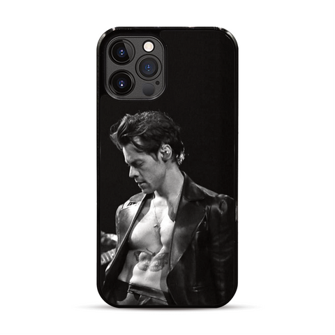 Harry Styles Shirtless Leather Jacket Grammy Awards iPhone Case