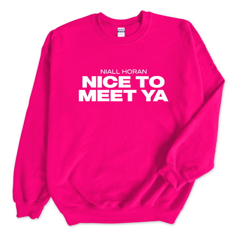 Niall Horan // Nice To Meet Ya Crewneck Sweatshirt