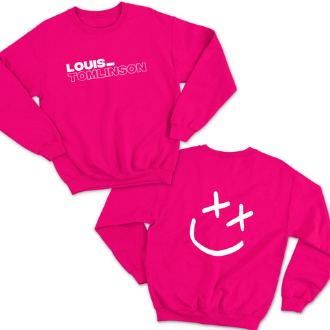 Louis_Tomlinson // Happy Face Crewneck Sweatshirt