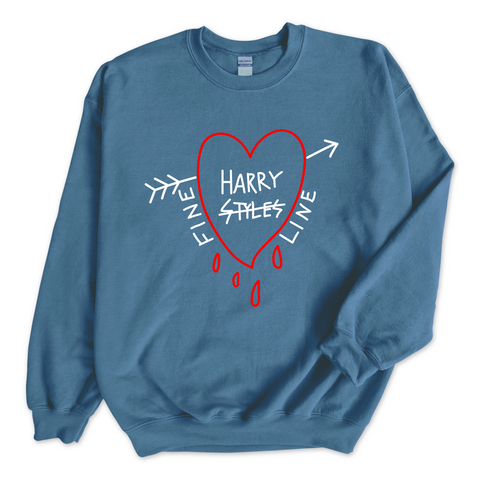 Harry Styles Fine Line Dripping Heart Crewneck Sweatshirt