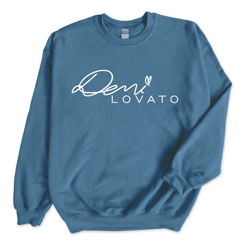Demi Lovato Autograph Crewneck Sweatshirt