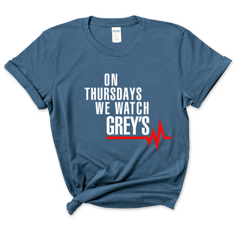 On Thursdays We Watch Grey's T-Shirt