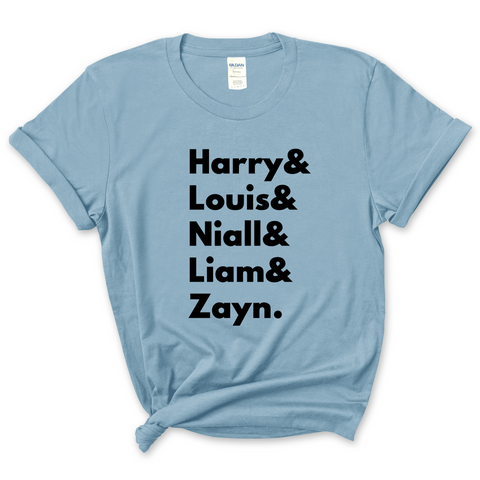 One Direction // Harry, Louis, Niall, Liam, & Zayn T-Shirt