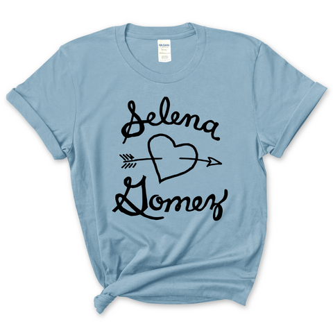 Selena Gomez Heart Logo T-Shirt