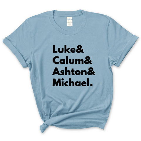 5SOS // Luke & Calum & Ashton & Michael T-Shirt