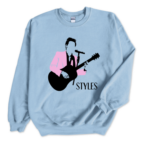 Styles Pink Jacket Crewneck Sweatshirt