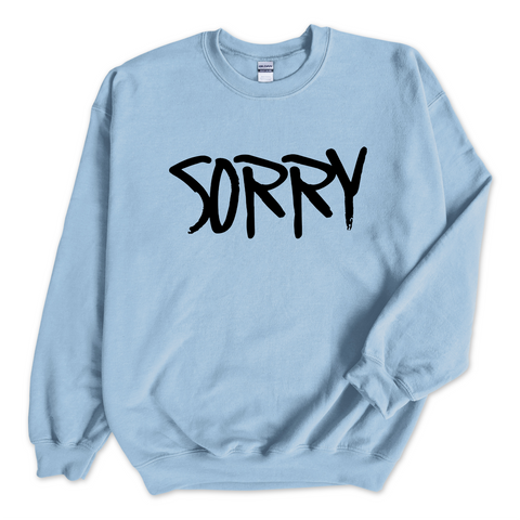 Justmoji // Sorry Crewneck Sweatshirt