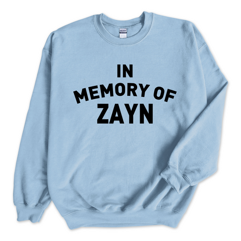 In Memory of Zayn Crewneck Sweatshirt