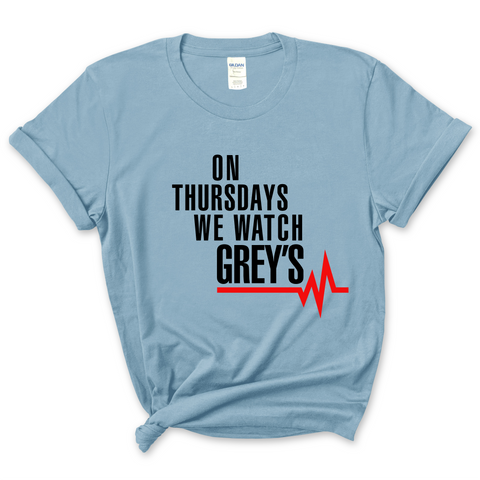 On Thursdays We Watch Grey's T-Shirt