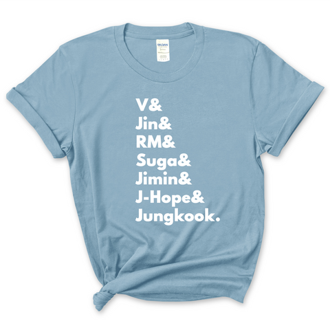 BTS // V, Jin, RM, Suga, Jimin, J-Hope, & Jungkook T-Shirt