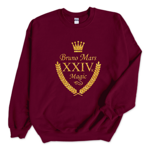 XXIVk 24k Magic Album Shield Crewneck Sweatshirt