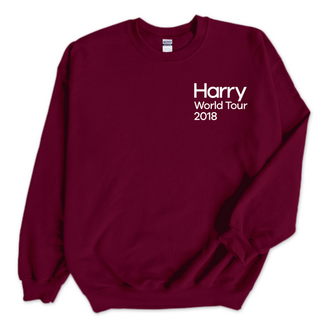 Harry World Tour 2018 Crewneck Sweatshirt