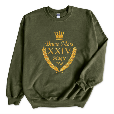 XXIVk 24k Magic Album Shield Crewneck Sweatshirt