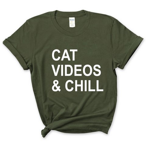 Cat Videos & Chill T-Shirt