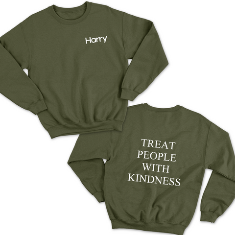 Harry // Treat People With Kindness Crewneck Sweatshirt