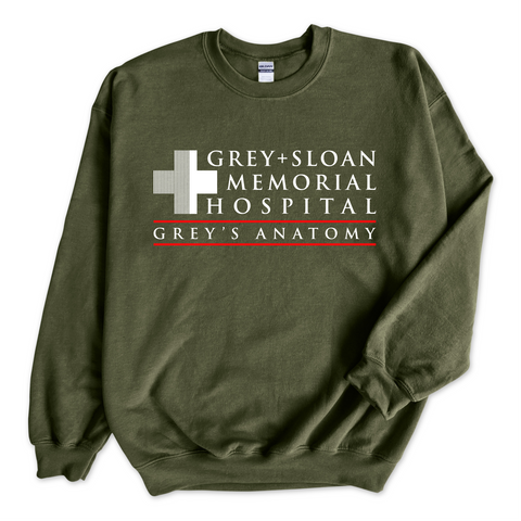 Grey + Sloan Memorial Hospital Crewneck Sweatshirt