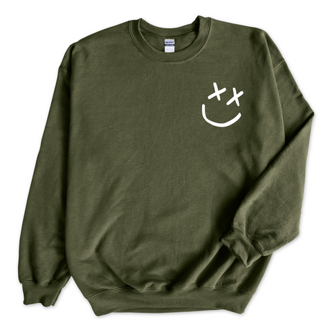 Louis Tomlinson // Happy Face Crewneck Sweatshirt