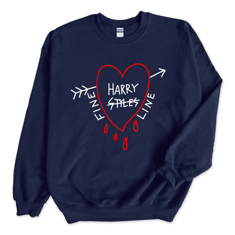 Harry Styles Fine Line Dripping Heart Crewneck Sweatshirt