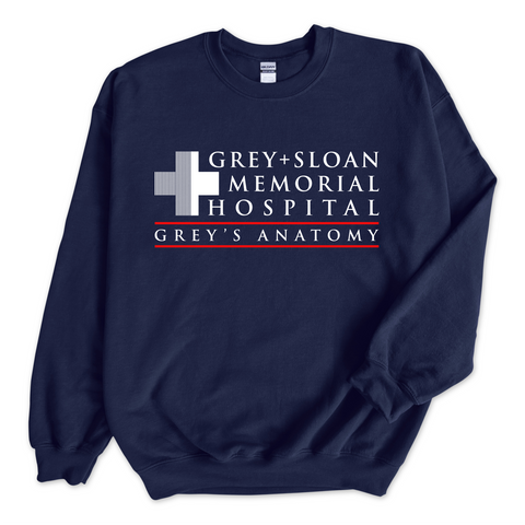 Grey + Sloan Memorial Hospital Crewneck Sweatshirt