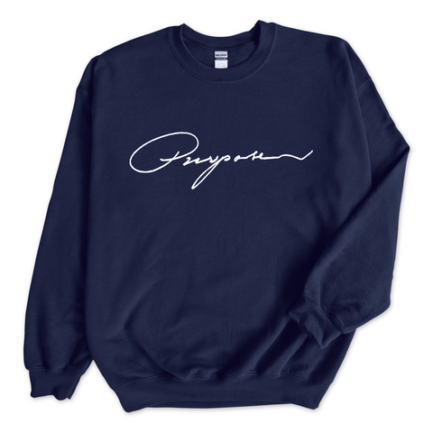 Purpose Script Crewneck Sweatshirt