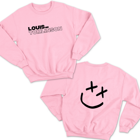 Louis_Tomlinson // Happy Face Crewneck Sweatshirt