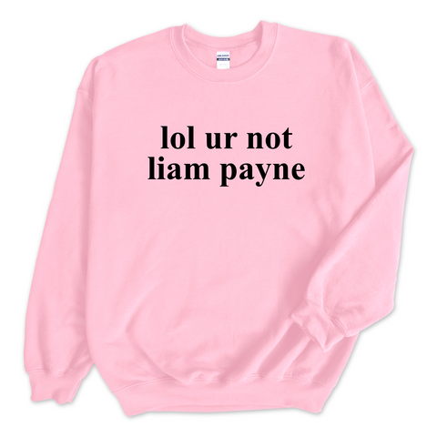 lol ur not liam payne Crewneck Sweatshirt