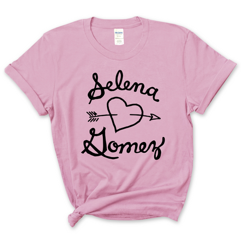 Selena Gomez Heart Logo T-Shirt