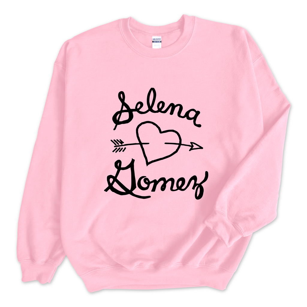 Selena Gomez Heart Logo Crewneck Sweatshirt