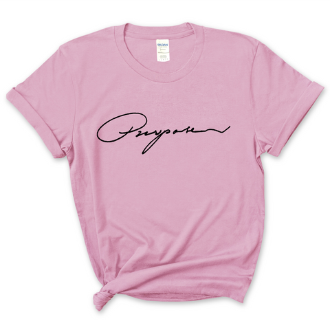 Purpose Script T-Shirt