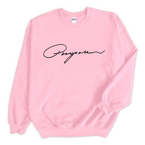 Purpose Script Crewneck Sweatshirt