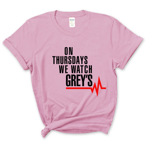 On Thursdays We Watch Grey's T-Shirt