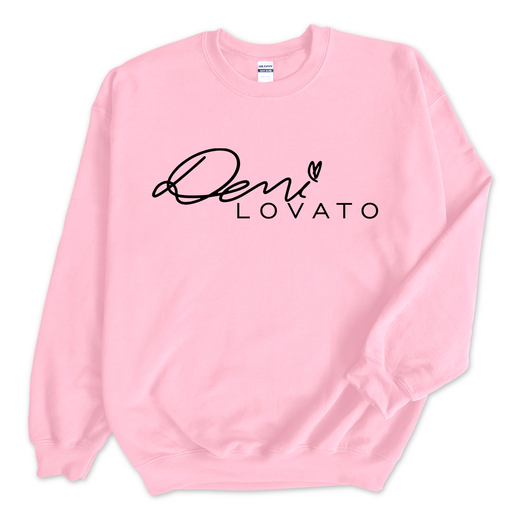 Demi Lovato Autograph Crewneck Sweatshirt