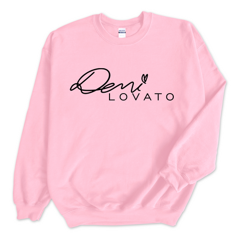 Demi Lovato Autograph Crewneck Sweatshirt