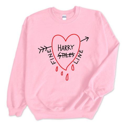 Harry Styles Fine Line Dripping Heart Crewneck Sweatshirt