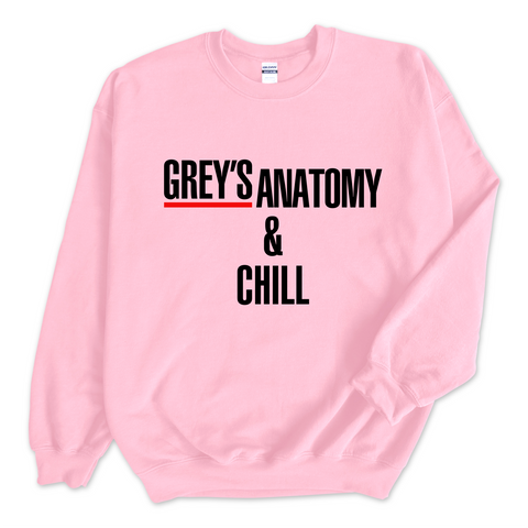 Grey's Anatomy & Chill Crewneck Sweatshirt