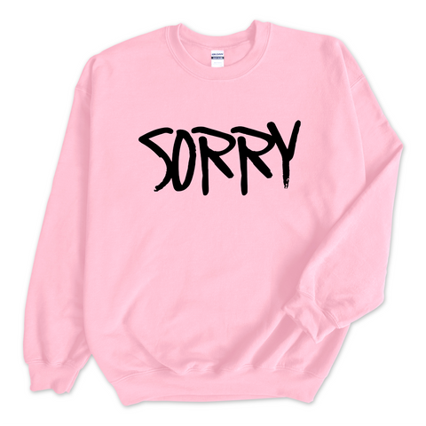 Justmoji // Sorry Crewneck Sweatshirt