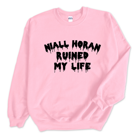 Niall Horan Ruined My Life Crewneck Sweatshirt