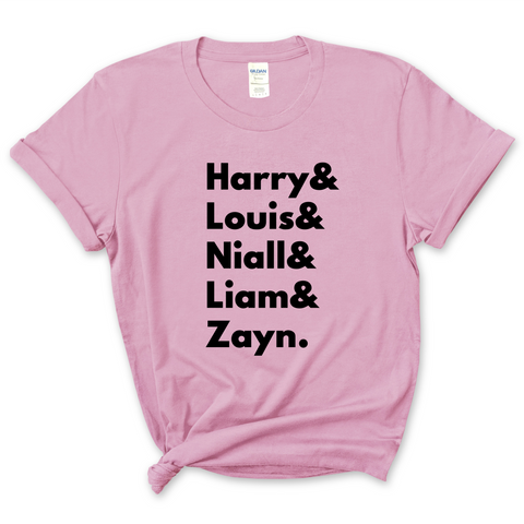 One Direction // Harry, Louis, Niall, Liam, & Zayn T-Shirt