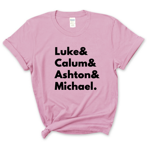 5SOS // Luke & Calum & Ashton & Michael T-Shirt