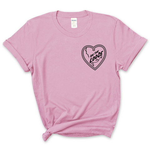 On The Loose Heart T-Shirt