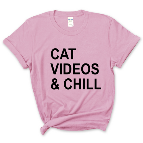 Cat Videos & Chill T-Shirt