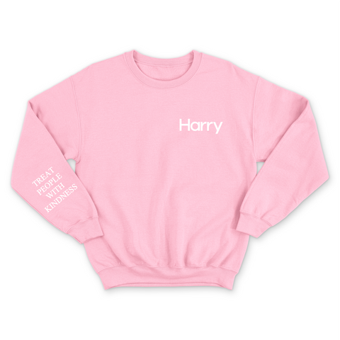 Harry // Treat People With Kindness Sleeve Crewneck Sweatshirt