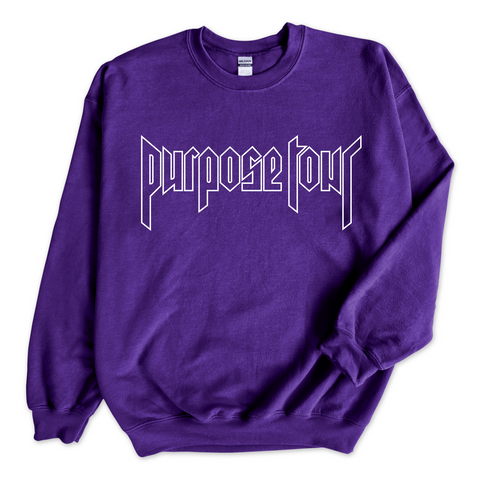 Purpose Tour Outline Crewneck Sweatshirt