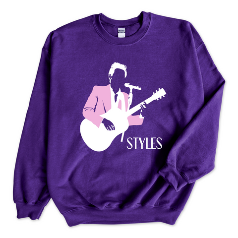 Styles Pink Jacket Crewneck Sweatshirt