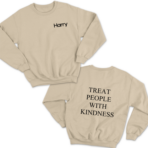 Harry // Treat People With Kindness Crewneck Sweatshirt