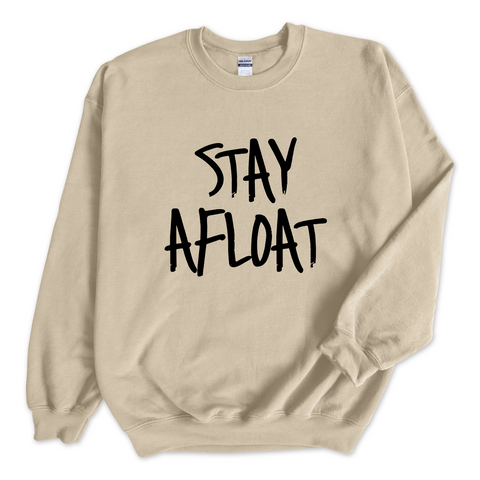 Justmoji // Stay Afloat Crewneck Sweatshirt